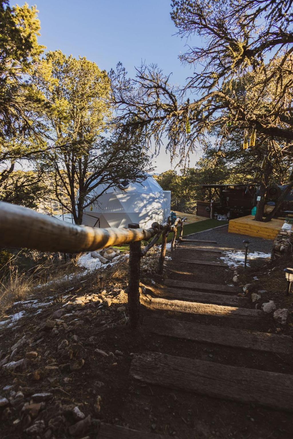 Nogal Zia Geo Dome At El Mistico Ranch, Glampingヴィラ エクステリア 写真
