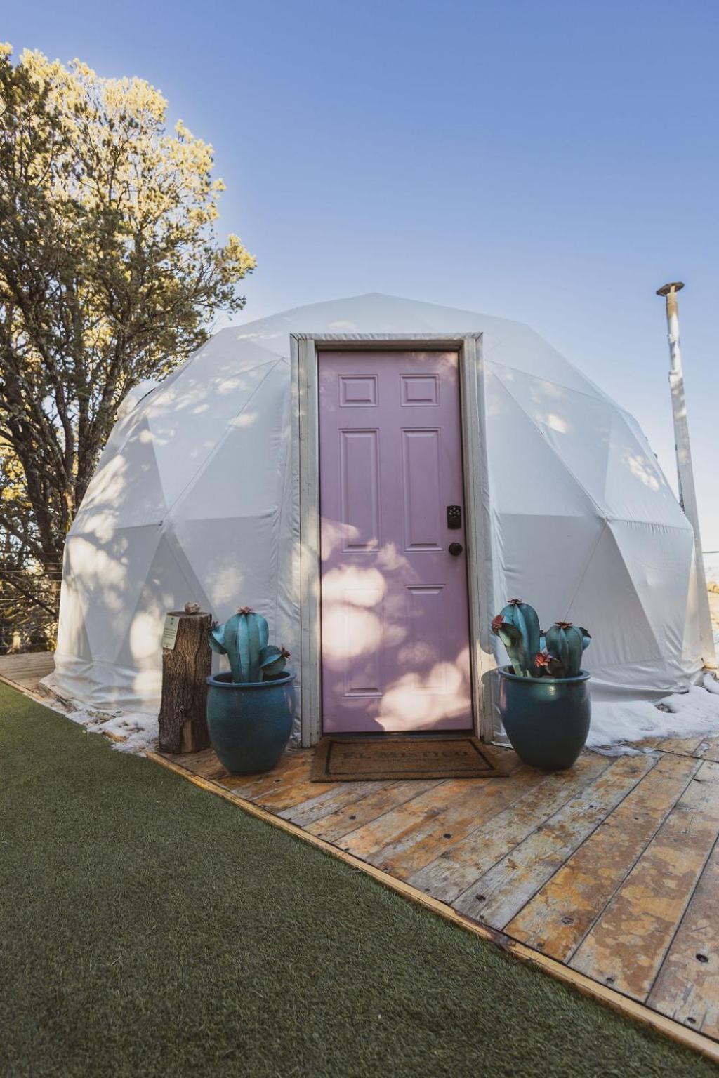 Nogal Zia Geo Dome At El Mistico Ranch, Glampingヴィラ エクステリア 写真